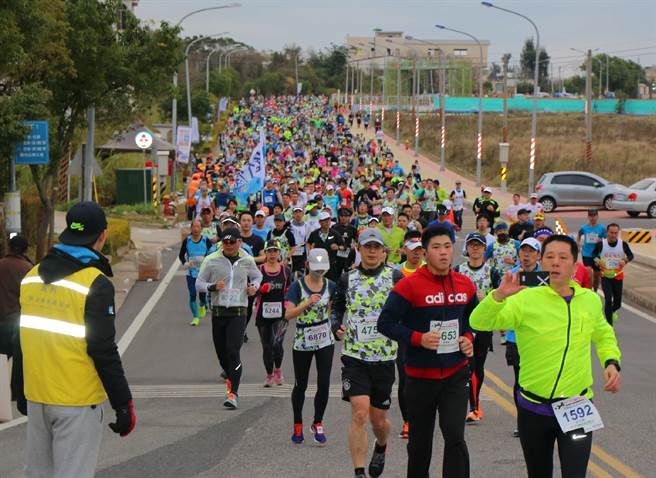 获国际认证的「金门马拉松」为当地年度体育盛事。（中时资料照片／李金生摄）
