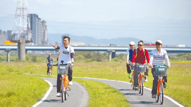 新竹市政府近年不断升级左岸硬体建设，占地4500平方公尺、儿童专属的Pushbike滑轮公园也将在农历春节完工。（陈育贤摄）