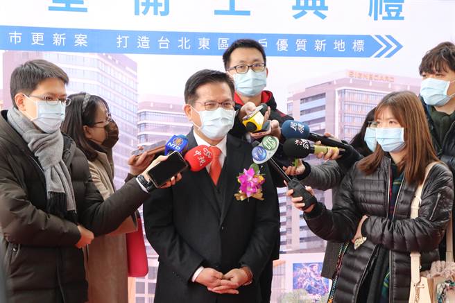 交通部長林佳龍。（台鐵局提供）