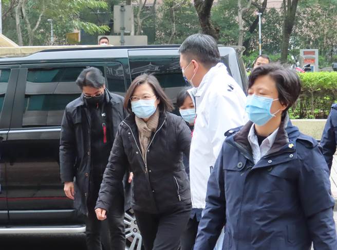 布局2022？蔡英文与新北党公职座谈。（叶德正摄）