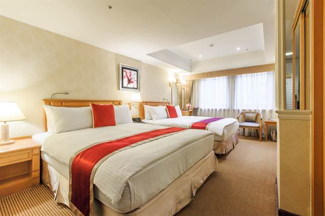 台北天成大饭店 温馨家庭房。（天成提供）