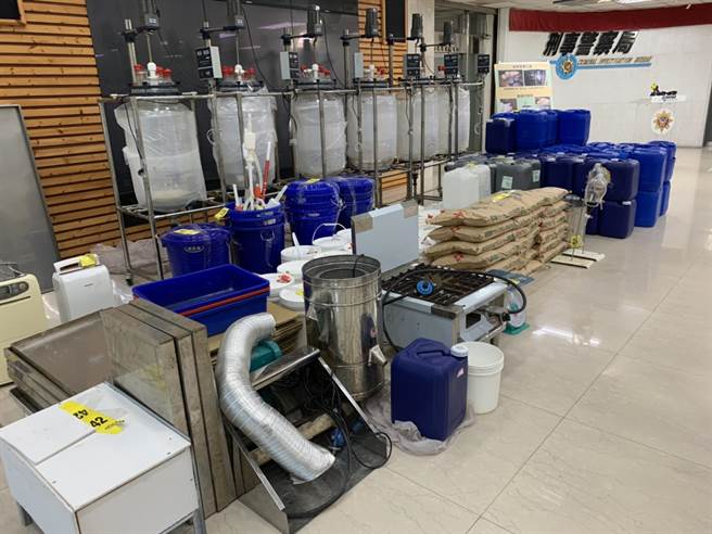 警方去年1至9月共查获22座制毒工厂。(林郁平摄)