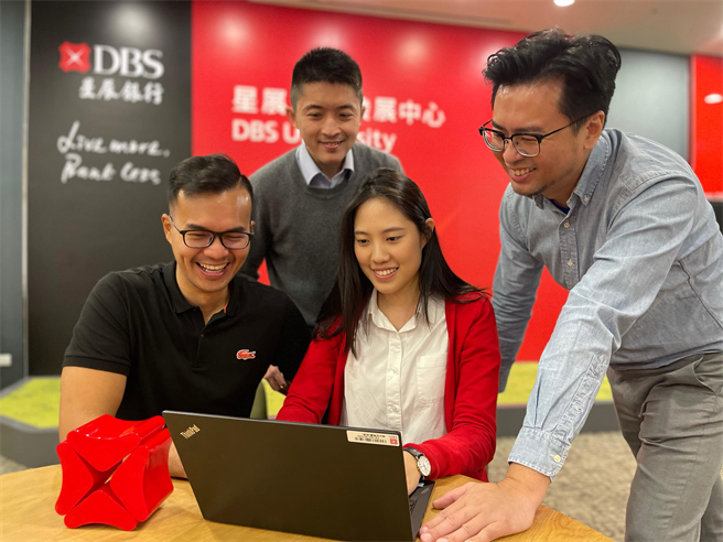 星展集团宣布在台成立「国际金融科技研发中心」，招募至少30位资讯技术人才，打造台湾为金融科技重要基地。（星展提供）