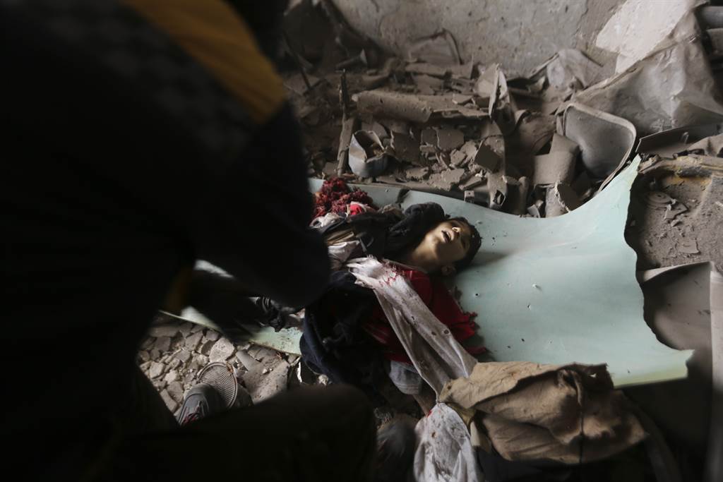 一週内第2度 以色列空军夜袭叙利亚16死。图/美联社(photo:ChinaTimes)