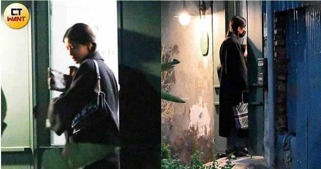 待了4个小时左右，曾之乔才步出店外，准备返家休息。（图／本刊摄影组）