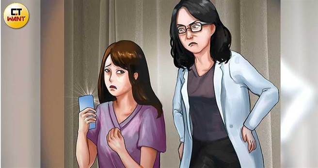 有「痘疤女王」之称的医美名医庄盈彦，遭前员工指控在诊所强逼员工缴交私人通联纪录，只因「过世公婆托梦指示」。（图／本刊绘图组）