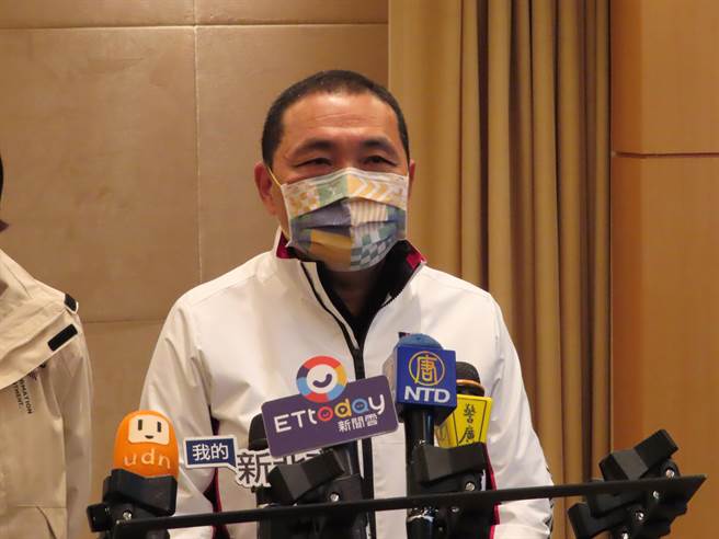 美大使取消访台 侯友宜：国内团结才能赢得国际尊重。（叶德正摄）