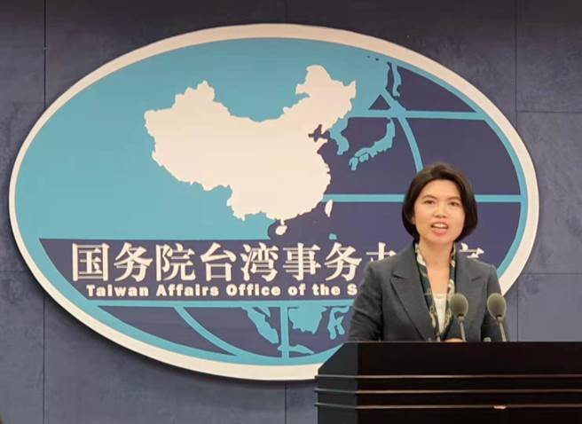 大陆国台办发言人朱凤莲。（蓝孝威摄）