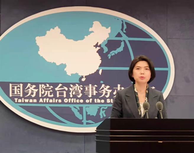 大陸國台辦發言人朱鳳蓮。（藍孝威攝）