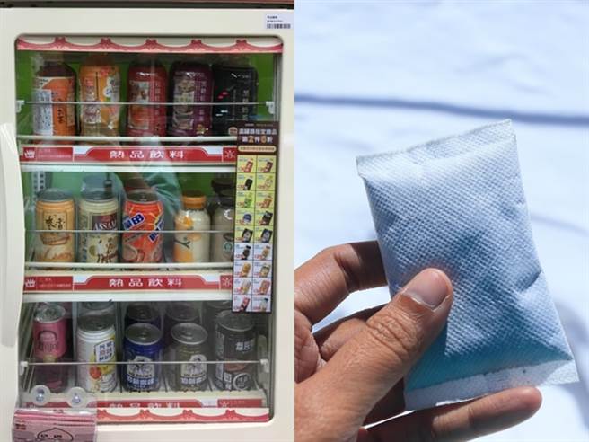 男子在熱飲櫃前將每瓶熱飲輪流拿出來「暖手」再放回去，而且對方拿到店員現煮的咖啡後就離開。（圖／翻攝自臉書全家便利商店 / 7-11 超商新品&好物分享區、示意圖/達志影像/Shutterstock提供）