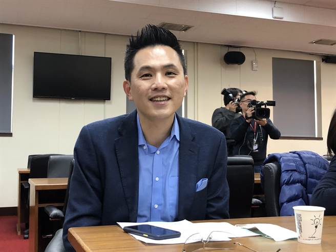 国民党立委陈以信。（赵婉淳摄）