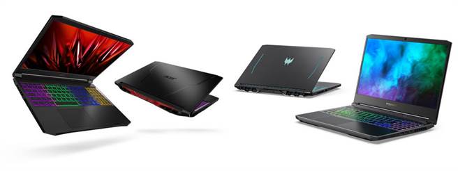 宏碁多款电竞笔电升级今年最新处理器与GPU。（宏碁提供／黄慧雯台北传真）
