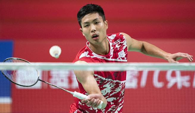周天成在YONEX泰国羽球公开赛第一轮大战三局获胜。（资料照／美联社）