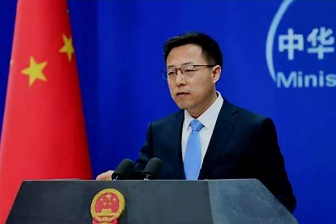 大陸外交部發言人趙立堅。（央視截圖）