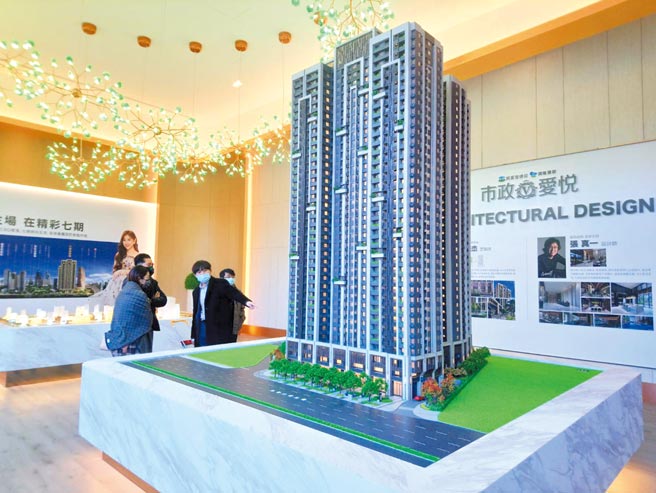 兴富发台中「市政爱悦」案热销破百亿元。图／曾丽芳