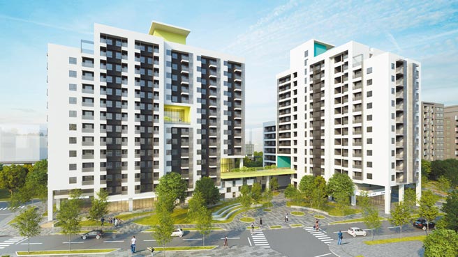 新北市三峡区国光段二期青年社会住宅举行开工仪式，预计2023年完工。（新北市城乡局提供／蔡雯如新北传真）