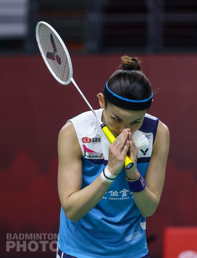 比赛结束戴资颖鞠躬致意。（Badminton Photo提供）
