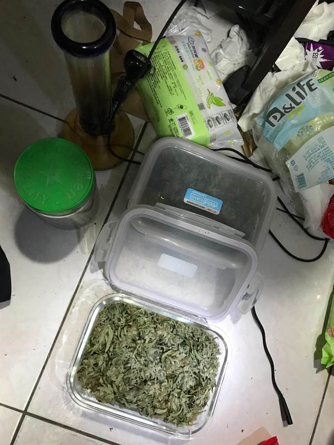 綽號「小鄭」的男子遊學歸國，在家當自耕農，種起大麻自嗨。（柯宗緯翻攝）