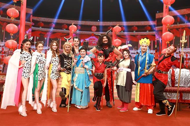 《民视第一发发发》经典爆笑短剧「嬉游记」14日录影。（民视提供）