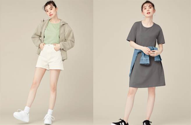 今年特别推出缩短裙长、加宽领口的A-lined连身迷你裙，更贴近消费者实际穿搭需求。（图／品牌提供）