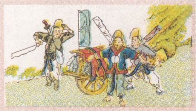 客栈、镖局几乎是武侠小说必备元素，各路人马、江湖恩怨都会在此遭逢，构筑出武侠世界里人与人的情义互动。
图片来源│「镖局」（烟画），《中国・老360行》（天津  百花文艺出版社，2003）