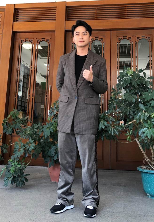 楊銘威出席新戲記者會。（大愛電視台提供）