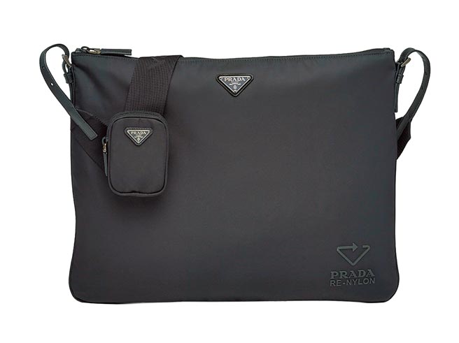 Prada Re-Nylon多功能信差包，5万1000元。（Prada提供）
