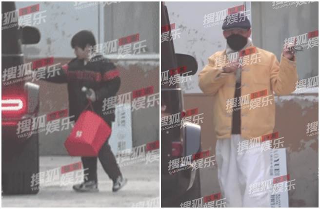 王宝强近日被直击带着儿子去工作室的身影，儿子王子豪(左图)转眼间已成为小帅哥。(取自搜狐娱乐)