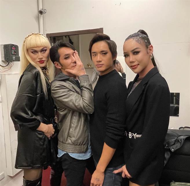 Ｍanson（左起）、李李仁、陈泽耀、Tiffany。（满满额提供）