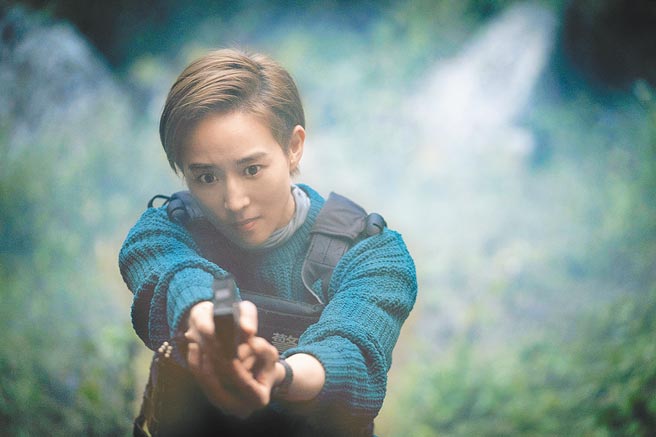 张钧宁剪短头髮的帅气造型，吸引不少女粉丝。（威视电影提供）