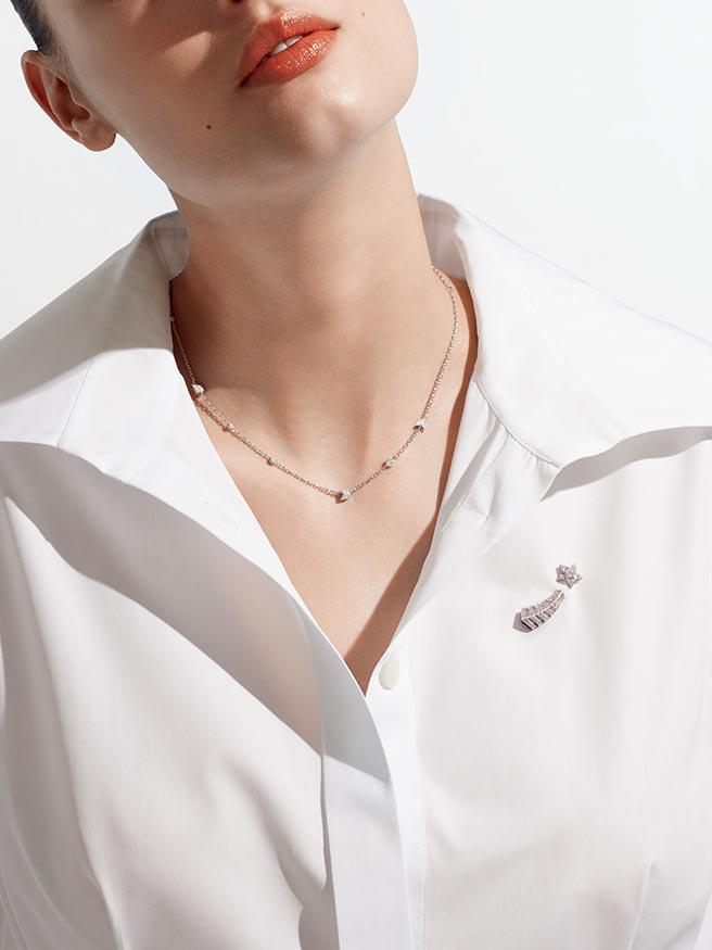 香奈儿今年復刻昔日的彗星系列珠宝，向1932年的珠宝展致敬。（CHANEL提供）