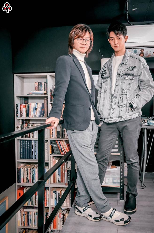 林隆璇（左）、林亭翰父子感情好到像朋友。（罗永铭摄）