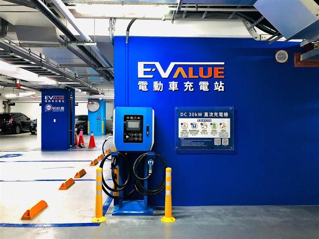 華城 EVALUE 啟用南軟園區快充站：全台首座「非特斯拉」室內 DC 充電站
