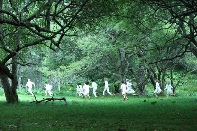 片中孤儿们生活在宛如国外的深山森林中，正是在长野县入笠高原拍摄。（甲上提供）