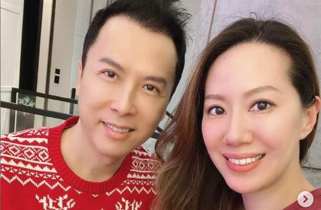 甄子丹和汪诗诗婚后育有一子一女。(图／翻摄自IG)