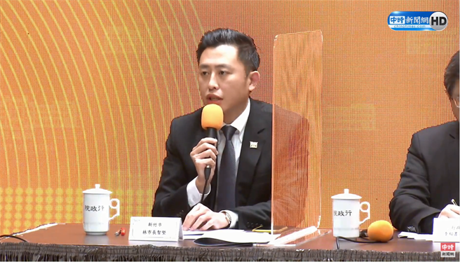 新竹市长林智坚指出停办台湾灯会3关键因素。（图／中时新闻网）