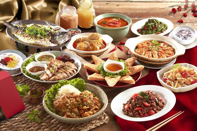 瓦城迎新春飨宴六人餐。（瓦城提供）