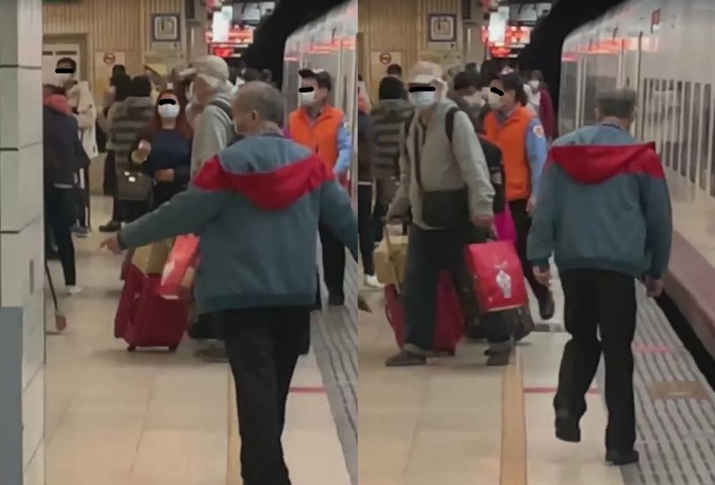 �������ɫ���׵����ӹ���վ��Ա(ͼ/�����ṩ)