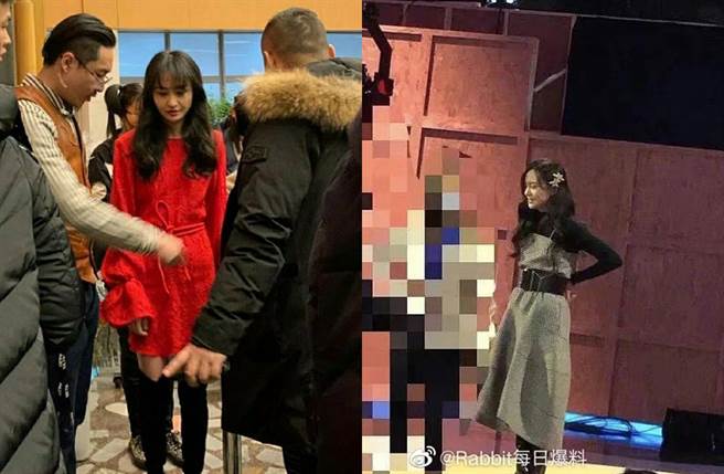 郑爽昨出席北京卫视节目录影。（图／翻摄自吃瓜鹅每日爆料、Rabbit每日爆料微博）