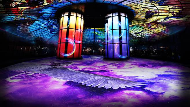 高雄市府打造全国首创「凤翼天翔」体感互动车站(美丽岛捷运站)。（图片提供/高雄市政府经济发展局）