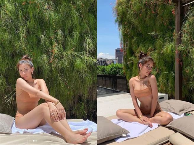 巫咏欢脸蛋姣好、身材火辣。（图／IG@happymoosic）