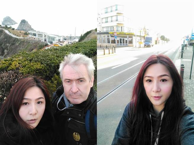 林凤英赴比利时陪老公马克，提供的当地照片街头空无一人。（万鸿提供）