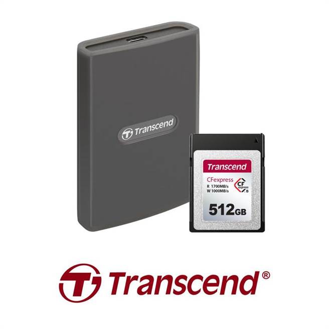 创见新推CFexpress Type B读卡机与记忆卡。（图／业者提供）