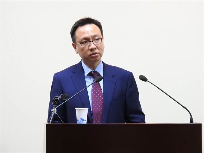 國民黨國際部主任李大中。（趙婉淳攝）