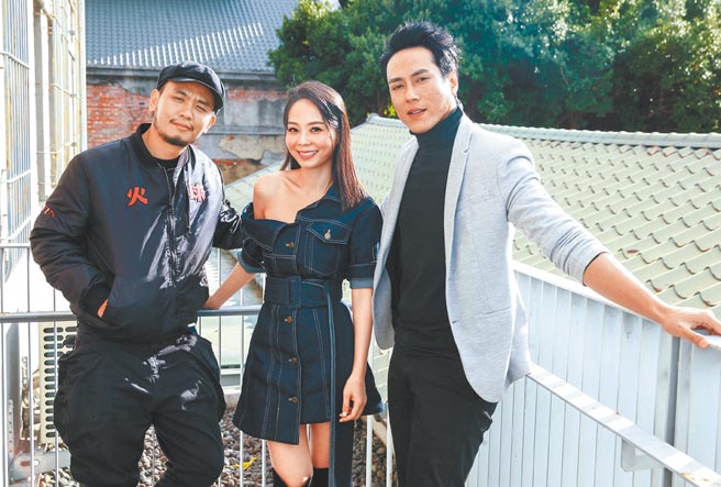 庄凯勛（右起）、孙淑媚、杨大正昨为新剧造势。（粘耿豪摄）