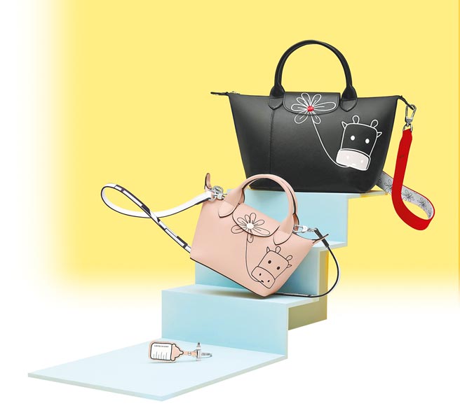 新光三越LONCHAMP牛年限量系列，1万7400元至2万4500元。（新光三越提供）