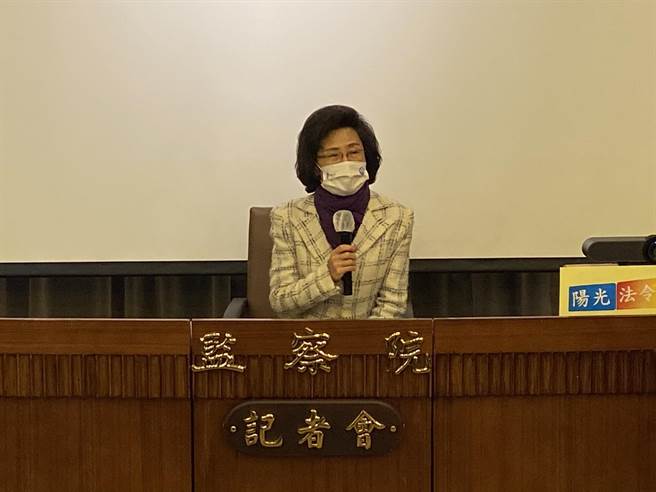 监察院秘书长朱富美。（赵婉淳摄）