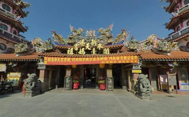 新港奉天宫今天下午宣布取消今年抢头香活动。（张亦惠摄）