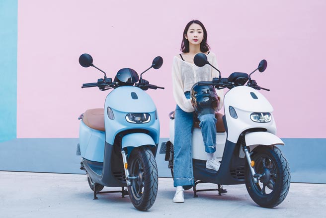 宏佳腾清新圆润外型的Ai-3车系，吸引不少消费者的目光。图／宏佳腾提供