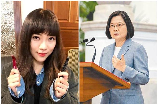 總統蔡英文(右)救黃捷(左)，立委鄭麗文曝黃捷未來可能動向。(本報資料照)